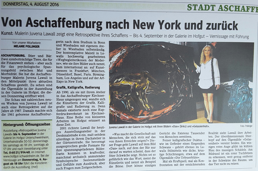 Kunst Main Echo Aschaffenburg